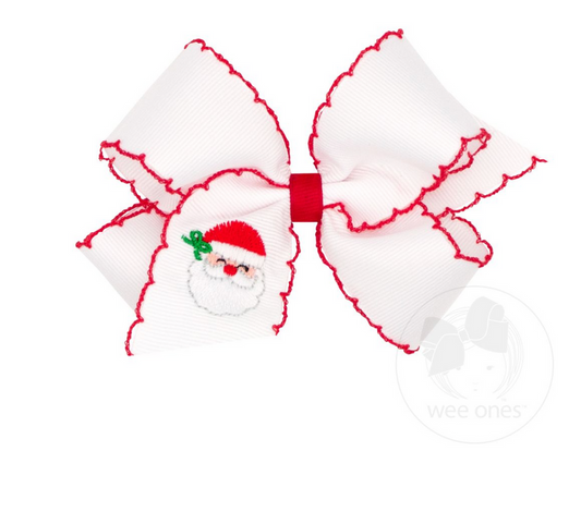 Medium Santa Hair Bow