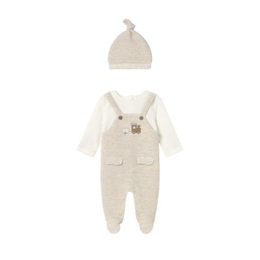 Train Dungaree with Hat