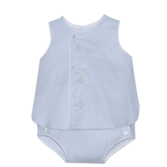 Blanche Diaper Set