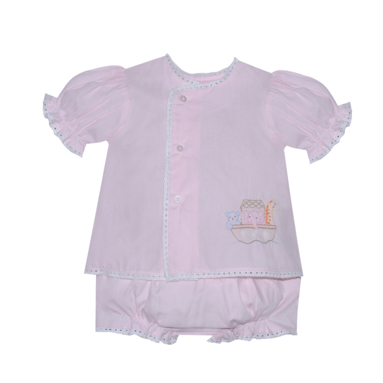 Pink Blanche Diaper Set
