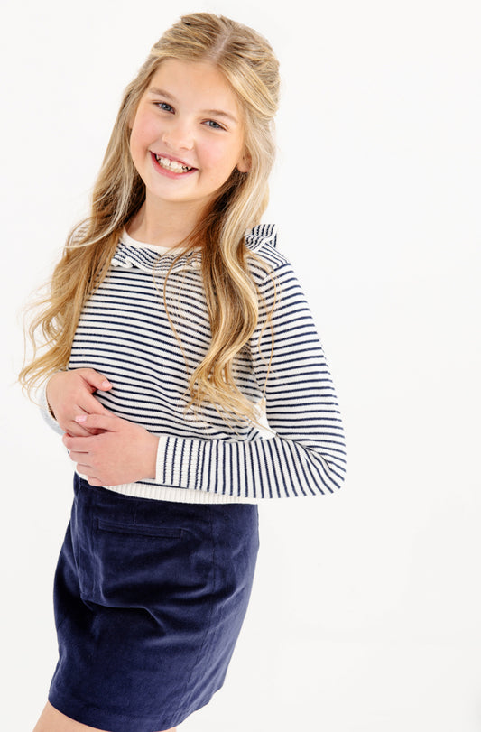 Reece Ruffle Sweater