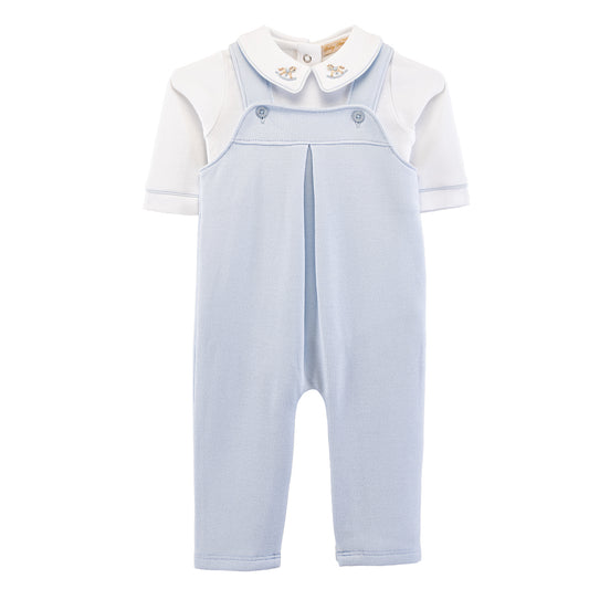 Rocking Horse Jacquard Overall Set