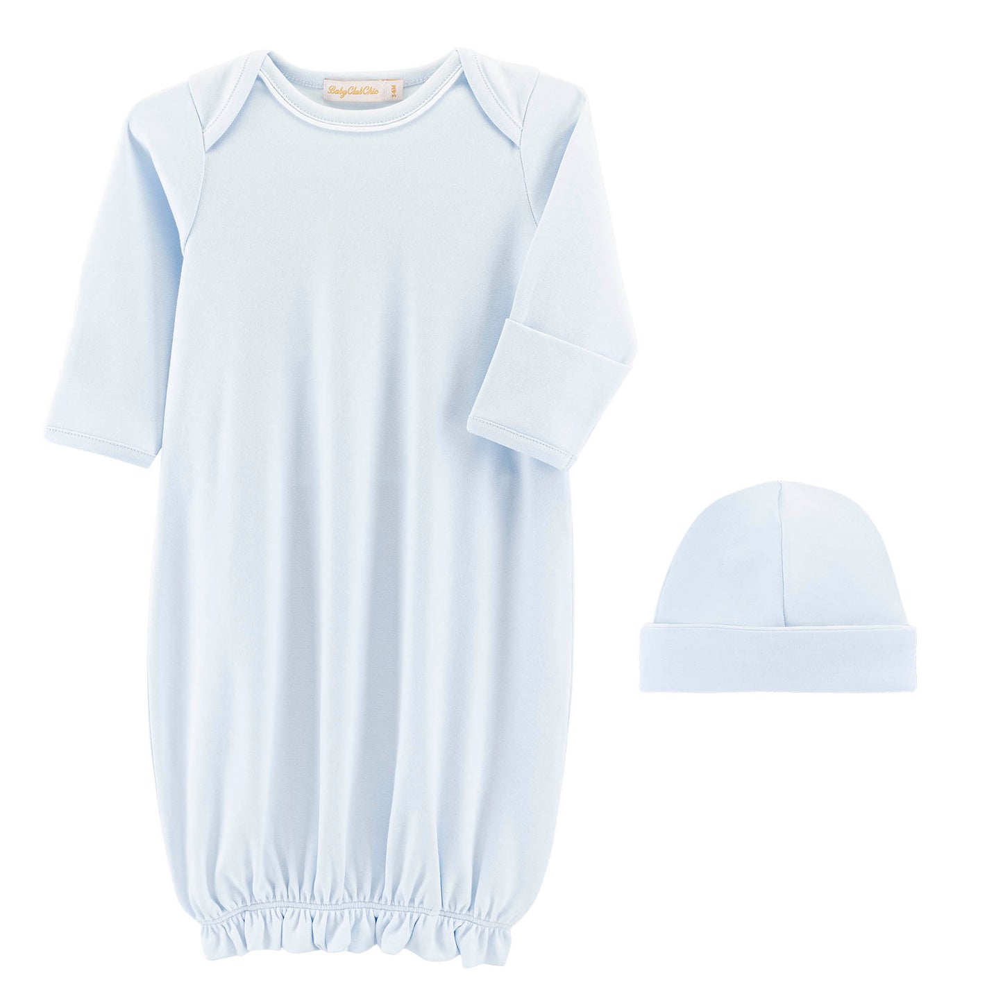 Blue Gown & Hat Set
