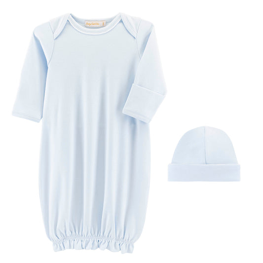 Blue Gown & Hat Set