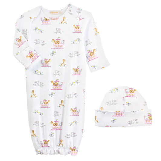 Noah's Ark Gown and Hat Set