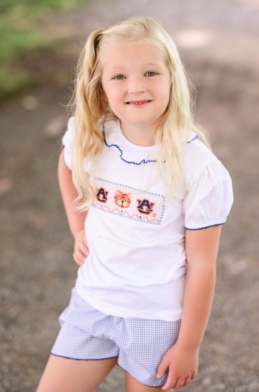 Smocked Girls Short Set