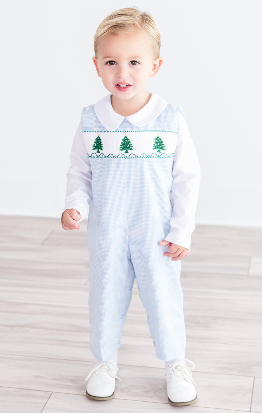 Peter Smocked Christmas Longall