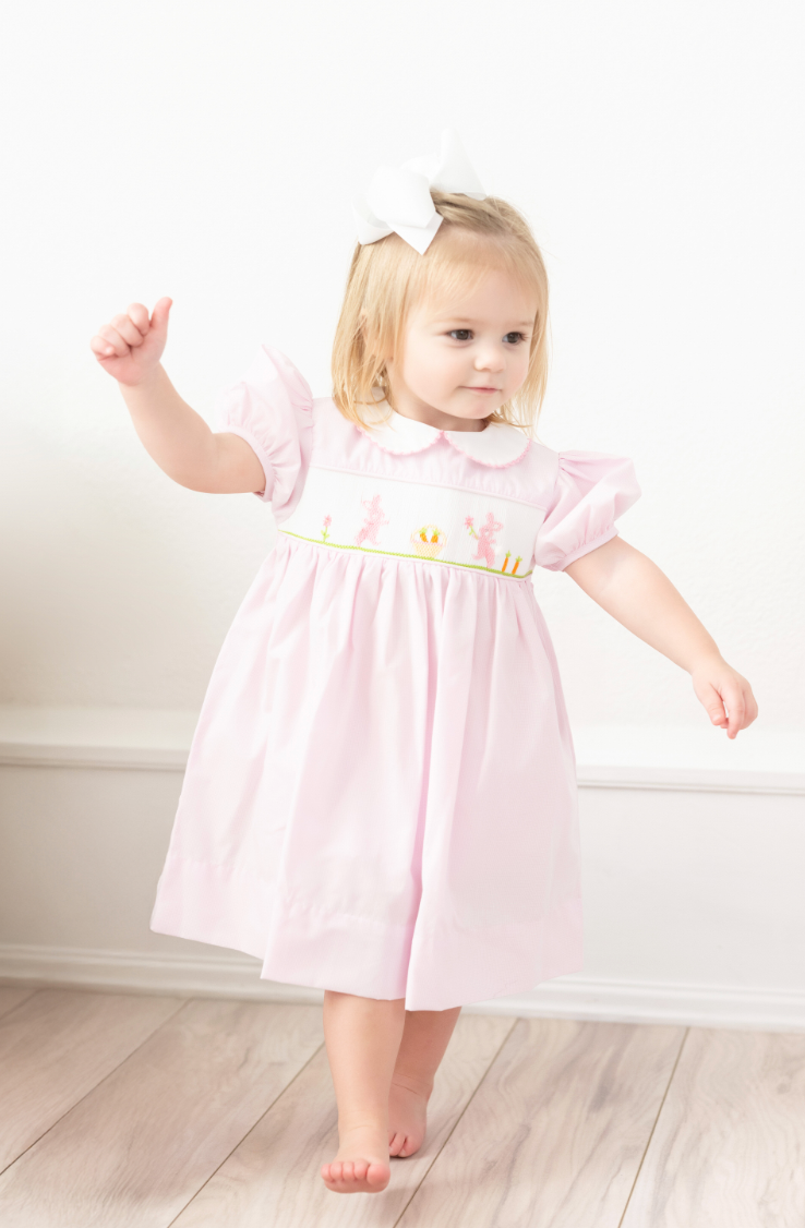 Smocked Bunny Dress