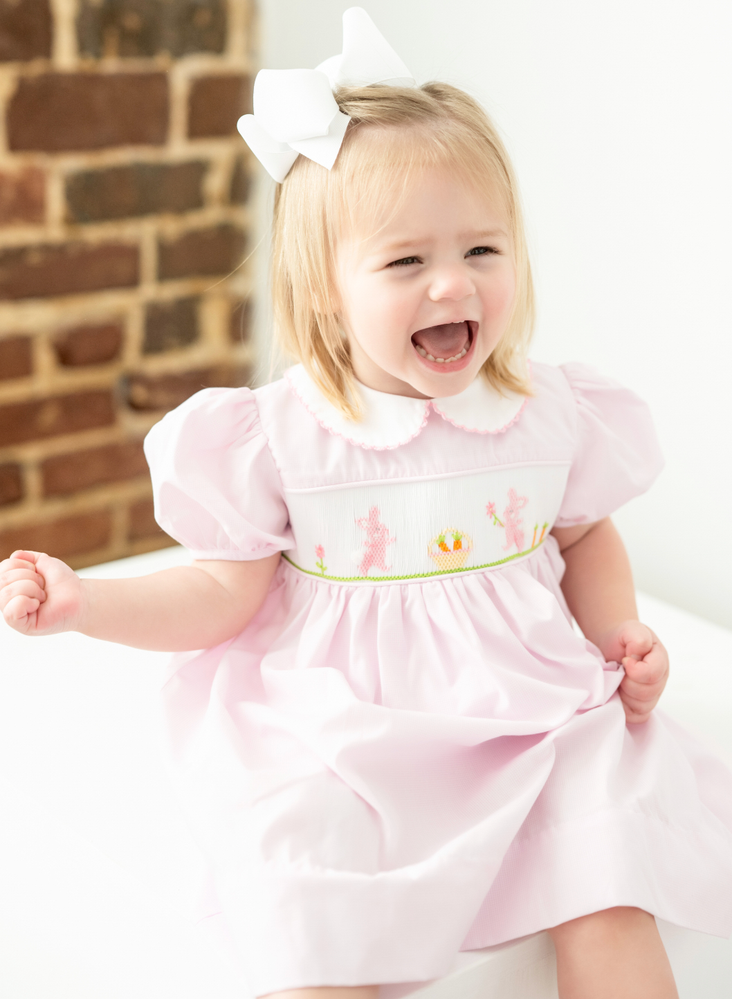 Smocked Bunny Dress