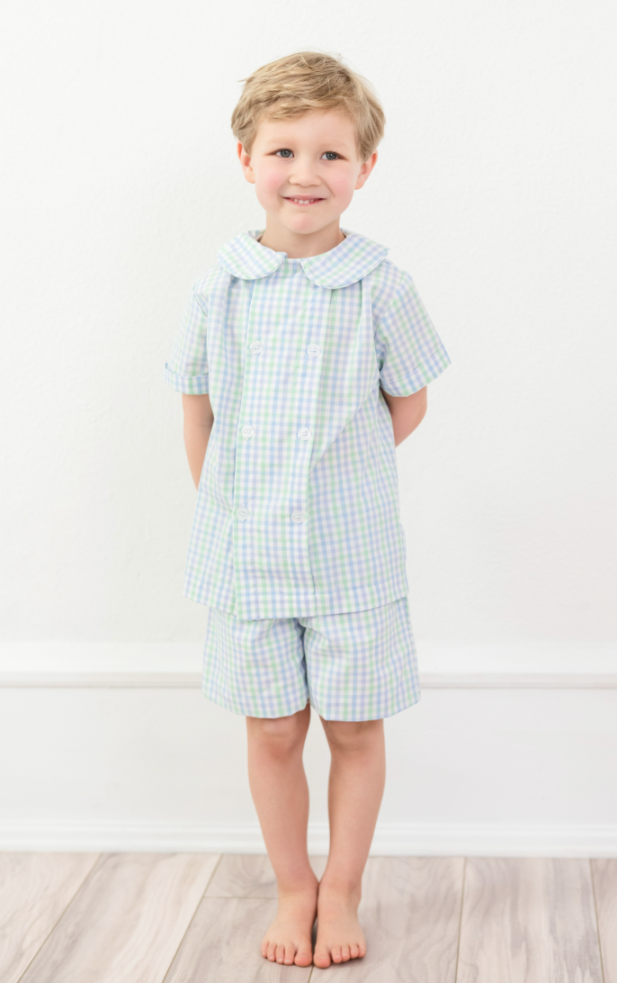 Essex Plaid Dressy Short Set
