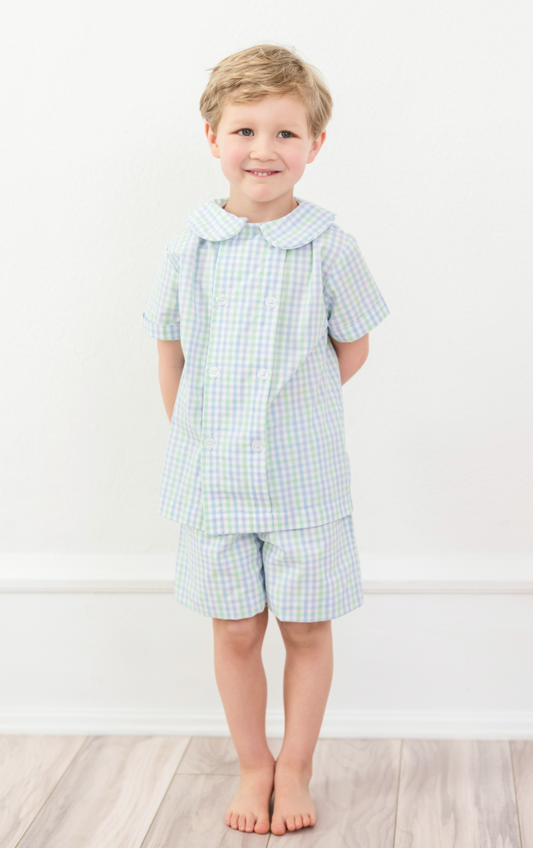 Essex Plaid Dressy Short Set