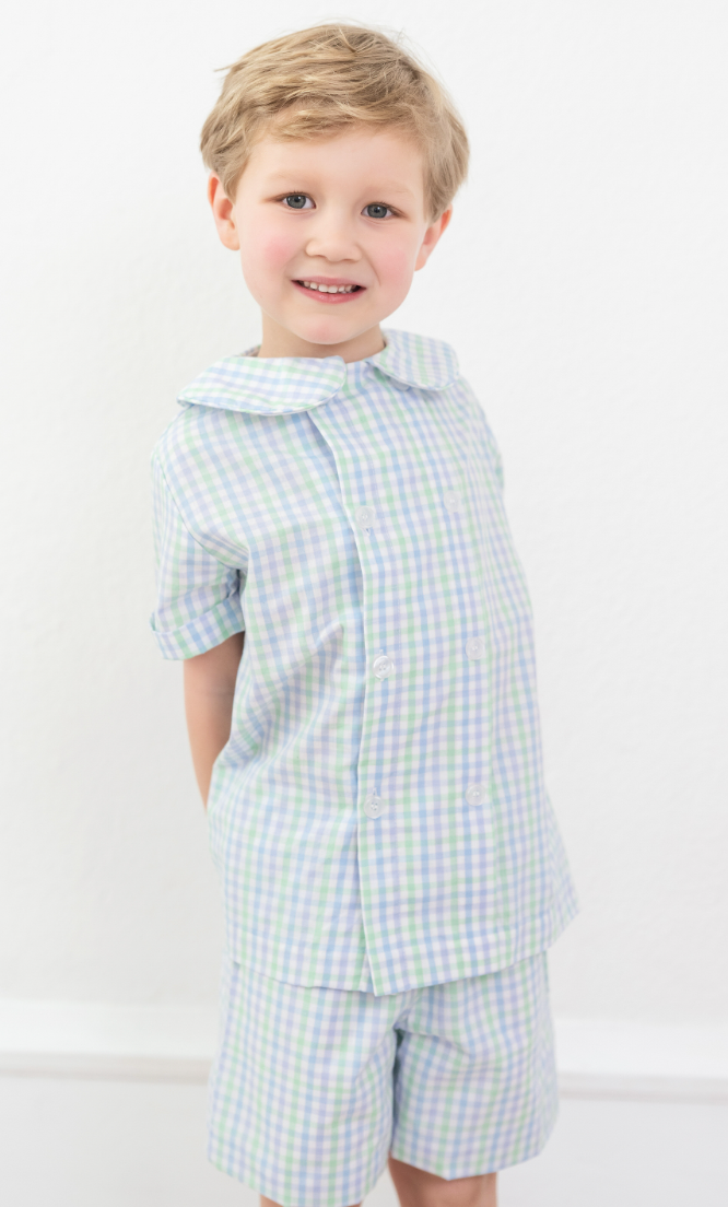 Essex Plaid Dressy Short Set