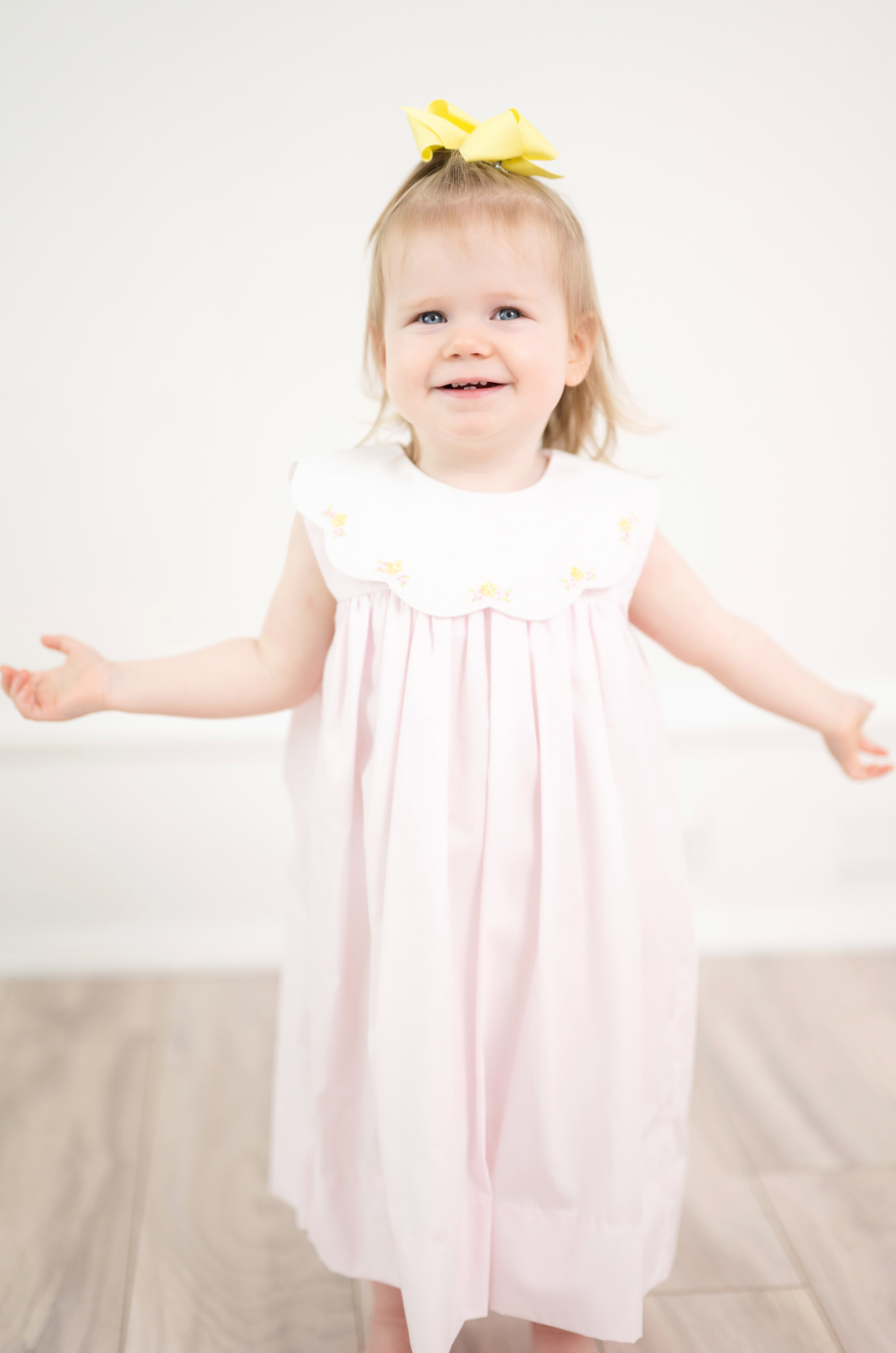 Floral Scalloped Dress