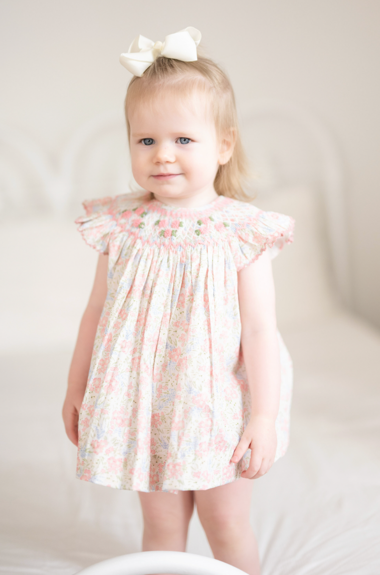 Madison Smocked Bloomer Set