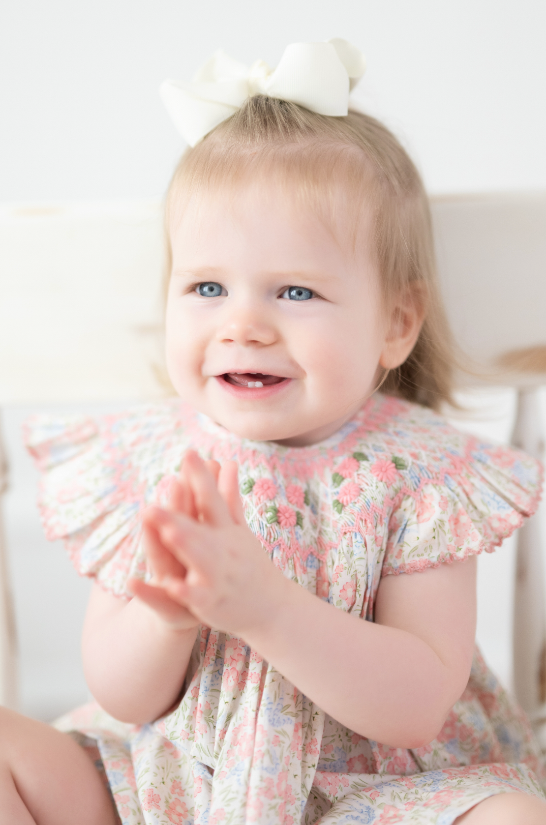 Madison Smocked Bloomer Set