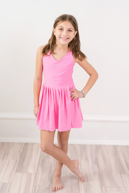 Pleated Active Dress