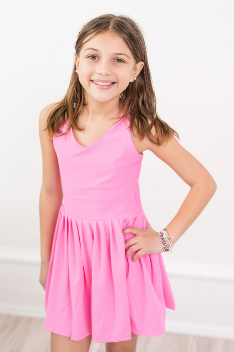 Pleated Active Dress