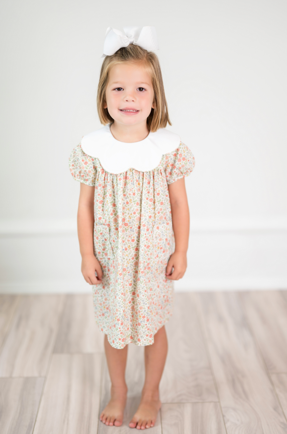 Storybook Vintage Scallop Dress