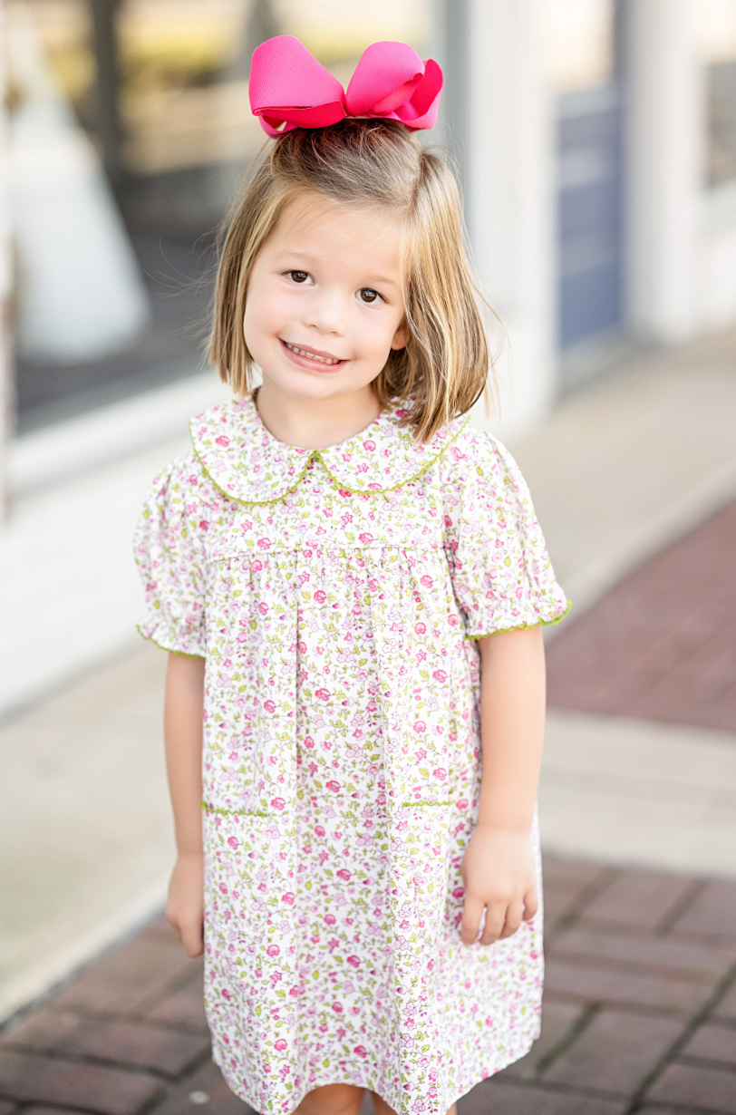 Fuchsia Flower Reagan Dress