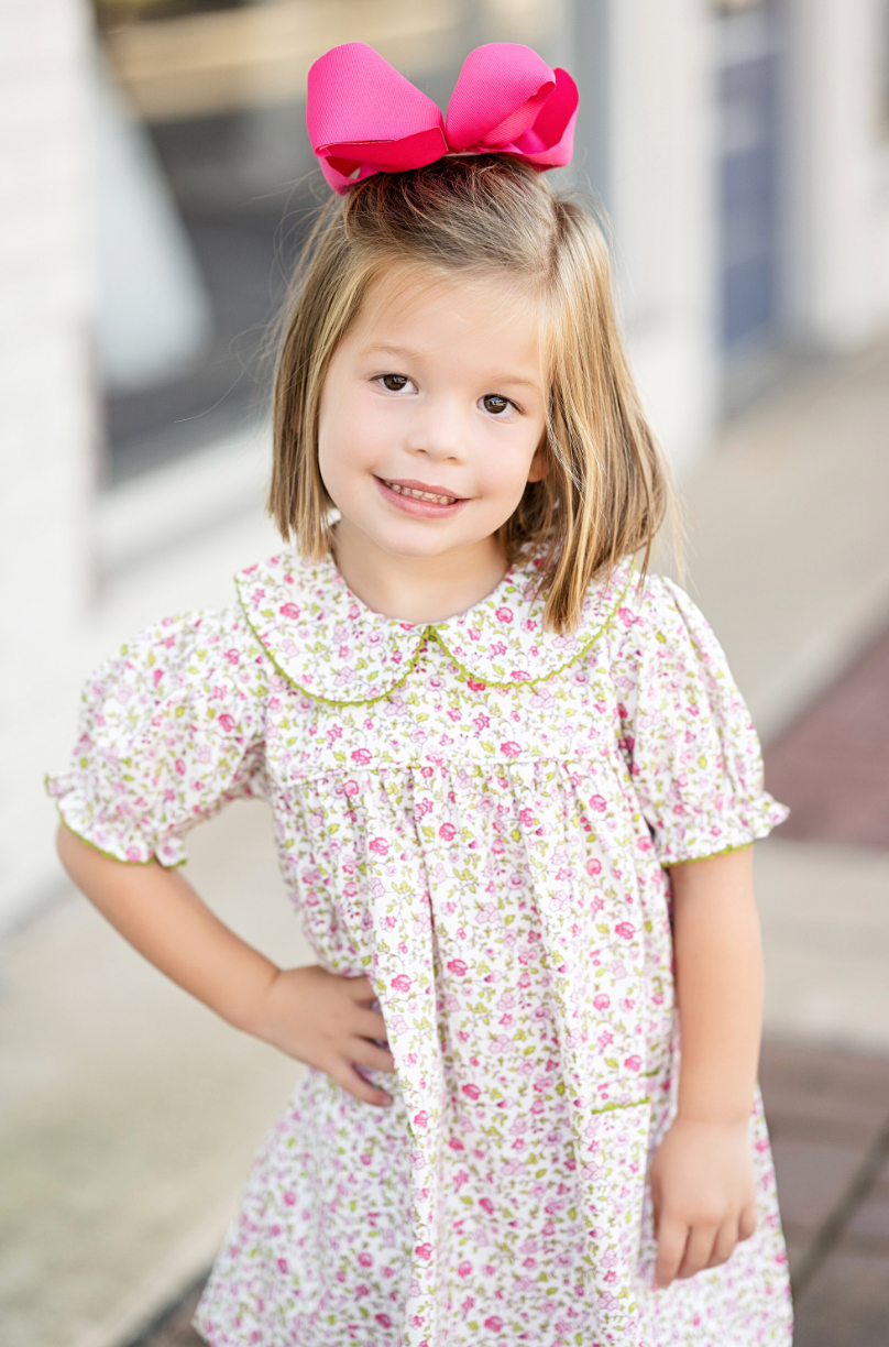 Fuchsia Flower Reagan Dress