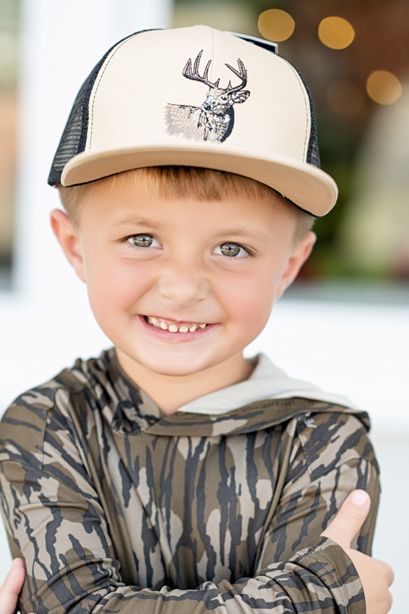 Boys Buck Trucker Hat
