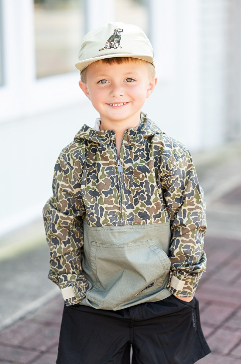 Boys Ridge Anorak Vintage Camo