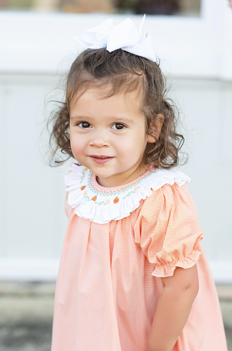 Hand Stitched Pumpkin Dress
