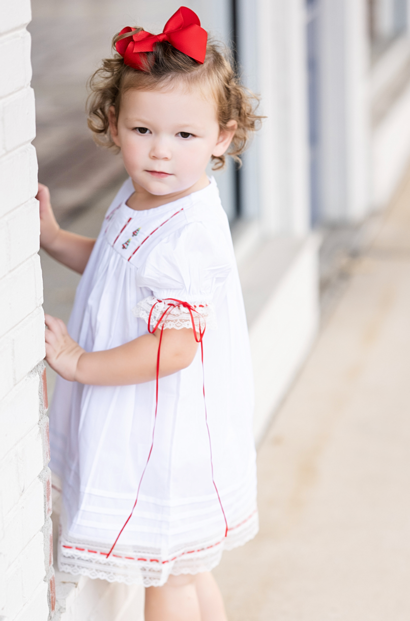 Mabel Stitched Lace Dress