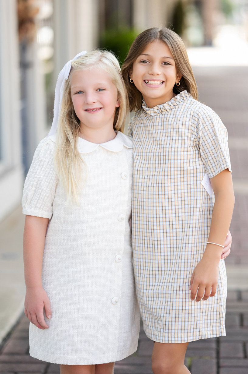 Pecan Plaid Aline Dress