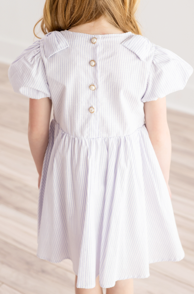 Stripe Amber Bow Dress