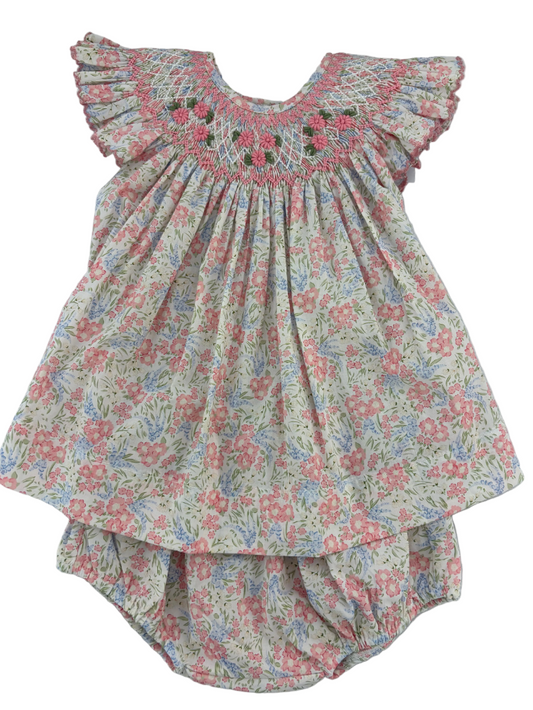 Madison Smocked Bloomer Set
