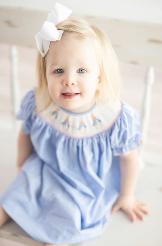 Peter Rabbit Smocked Bishop Dress