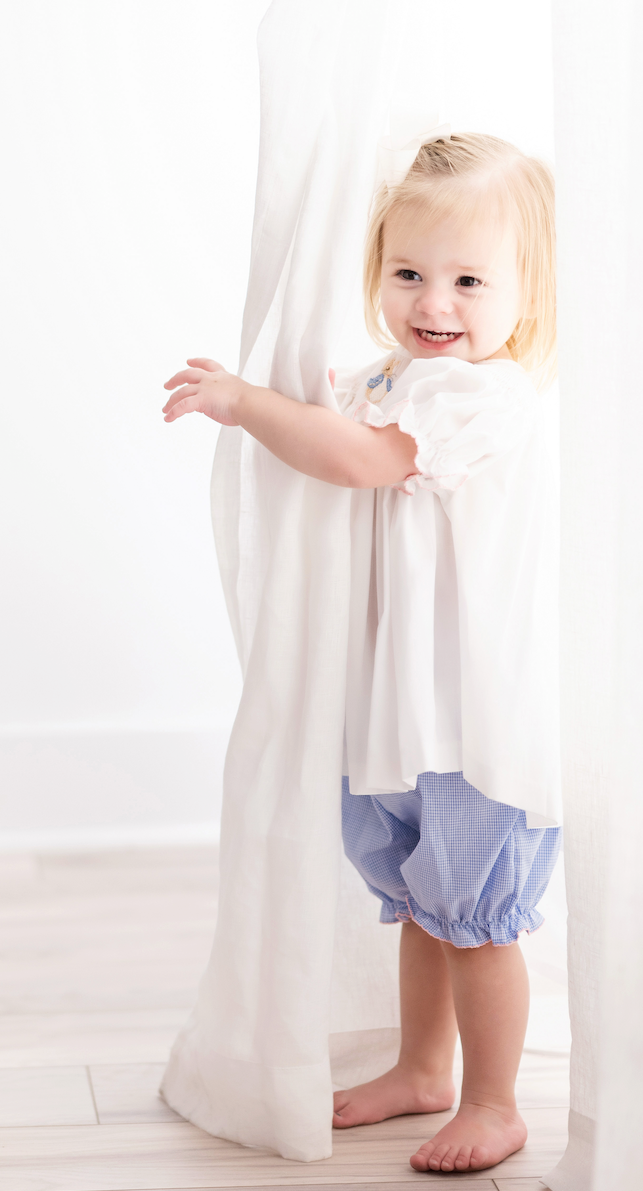 Peter Rabbit Smocked Bishop Bloomer Set