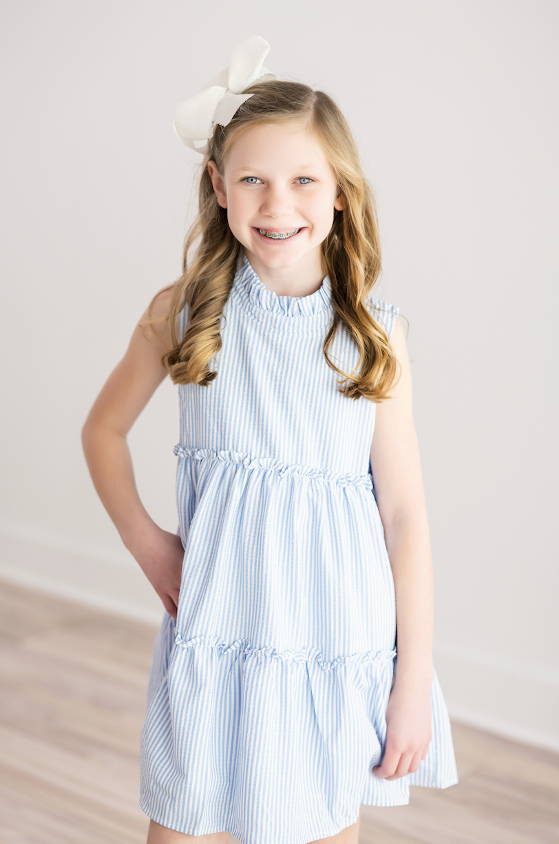 Blue Stripe Natty Dress