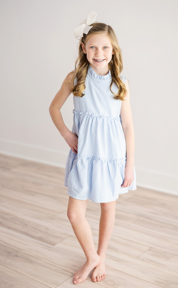 Blue Stripe Natty Dress