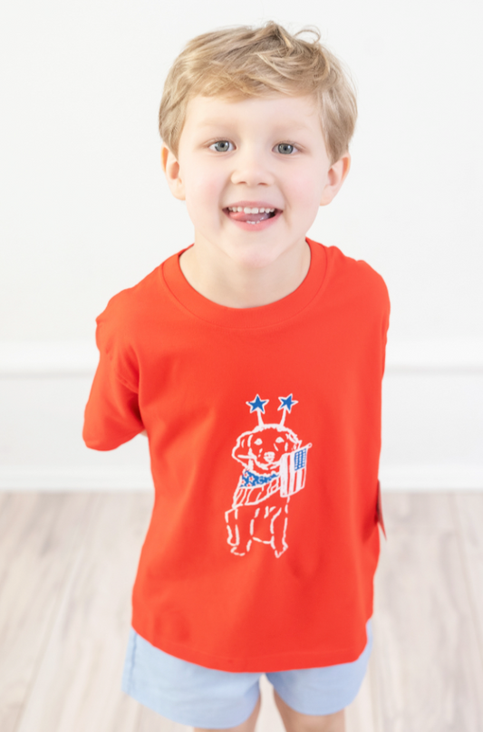 Patriotic Dog T-Shirt