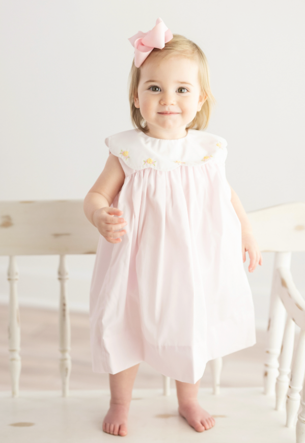 Floral Scalloped Dress