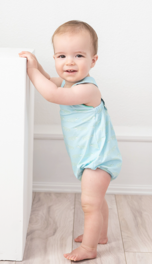 A Little Snappy Silas Sunsuit