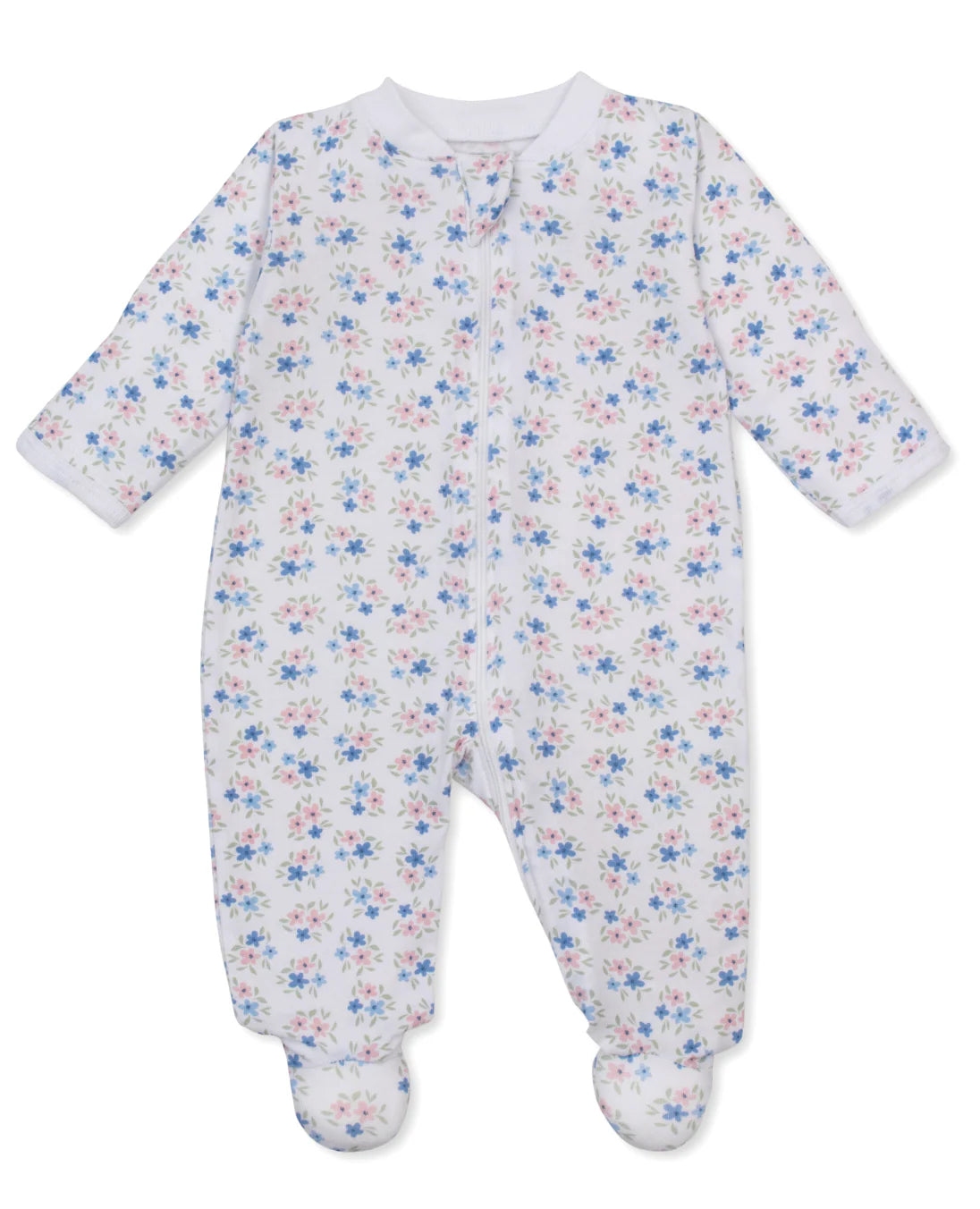 PJs Petal Party Zip Footie