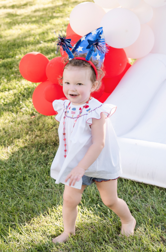Popsicle Smocked Bishop Bloomer Set