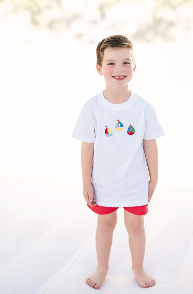 Three Sailboat Tee