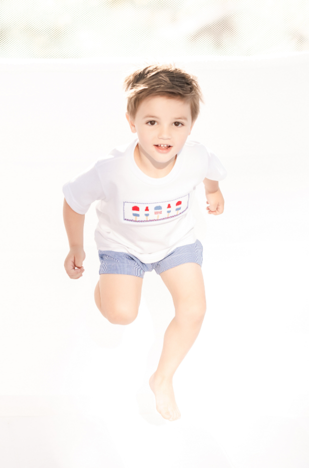 Popsicle Smocked Short Set