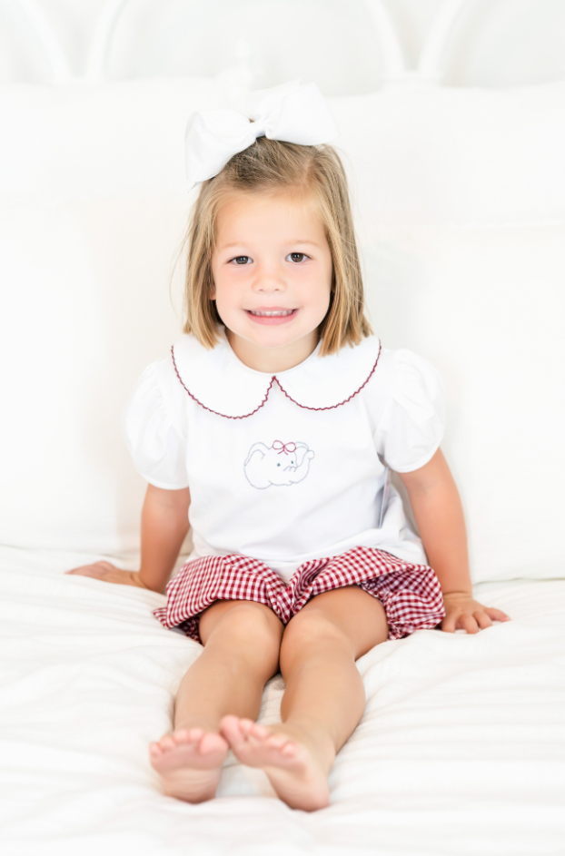 Elephant Knit Bloomer Set