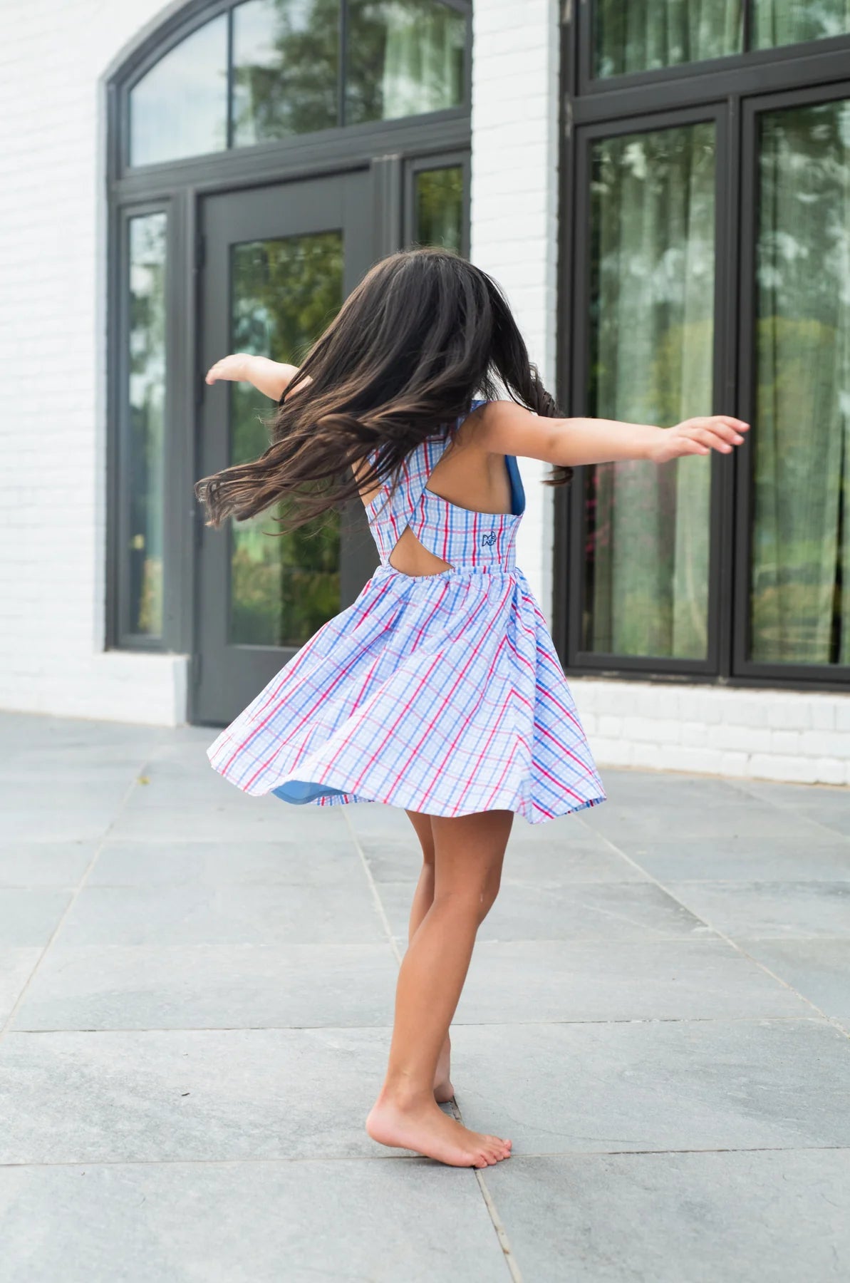 Crisscross Back Dress