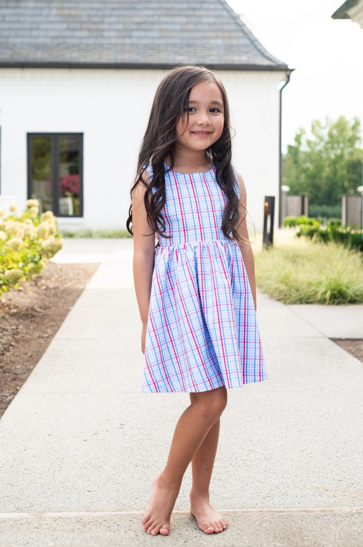 Crisscross Back Dress