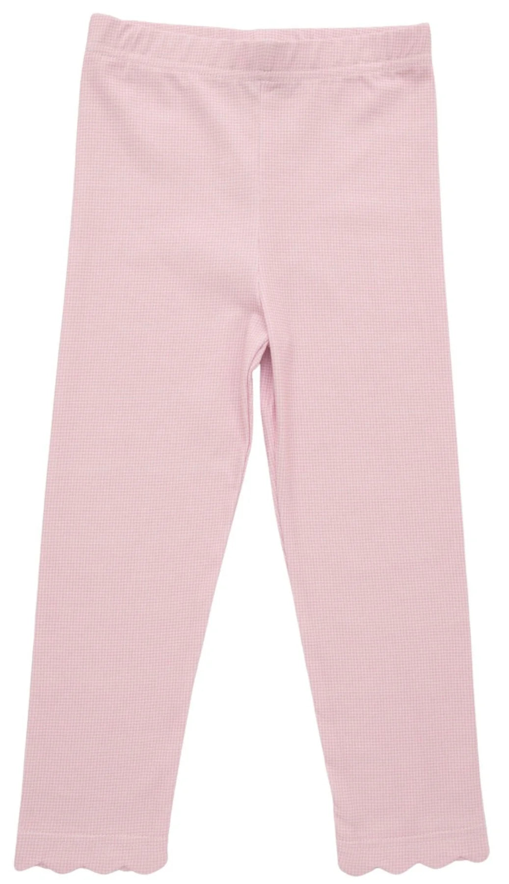 Scalloped Microgingham Leggings