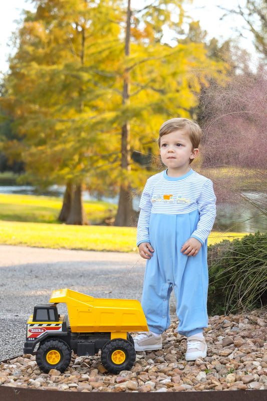 Construction Trucks Romper
