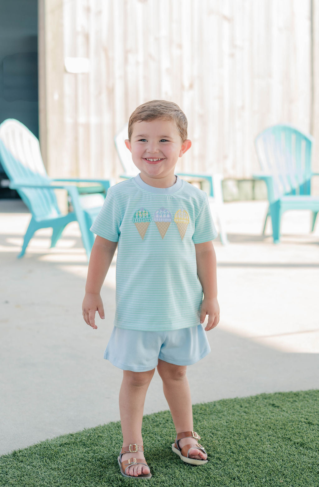 Triple Scoop Short Set