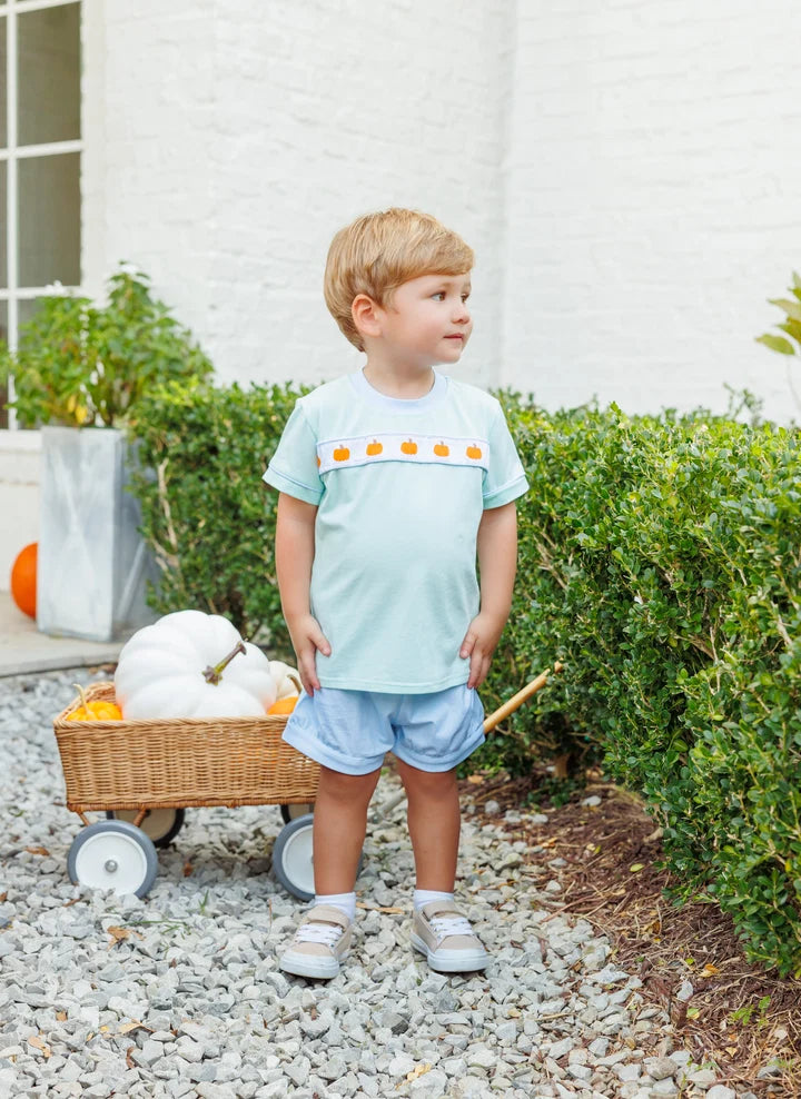 Pumpkin Rowe Banded Short Set