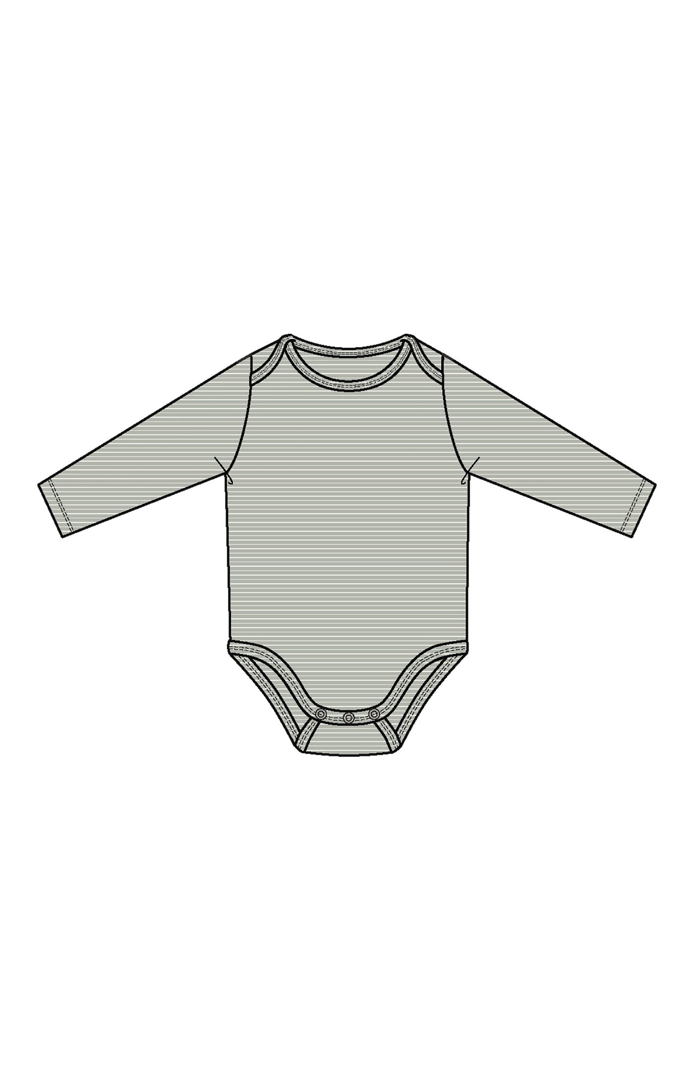 Basic Stripe Bodysuit